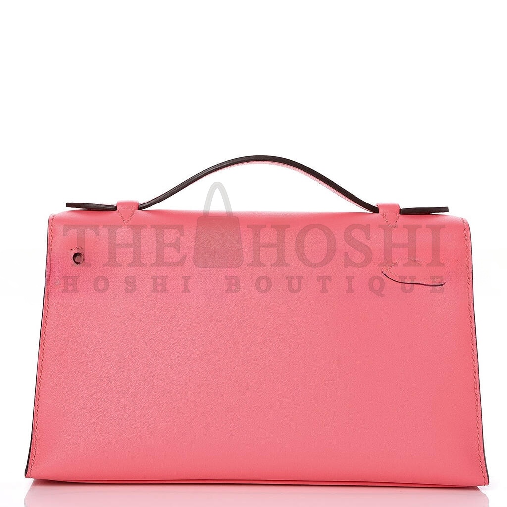 H**me5 SWIFT KELLY POCHETTE CLUTCH ROSE AZALEE (22*14*7cm) Master Quality
